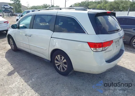 2015 Honda Odyssey Ex-L from USA, damaged, VIN 5FNRL5H65FB011218